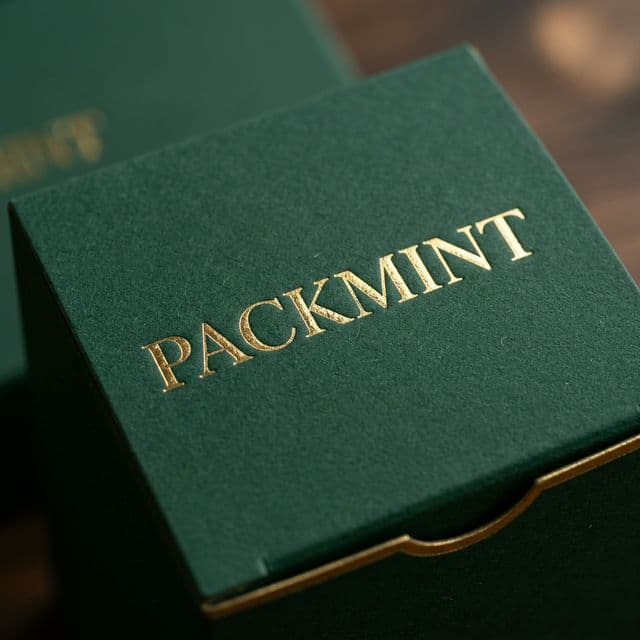 Matte finish carton close-up